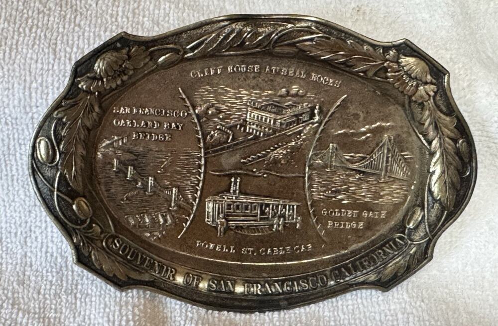 Vintage Souvenir Dish Of San Francisco Made In Japan
